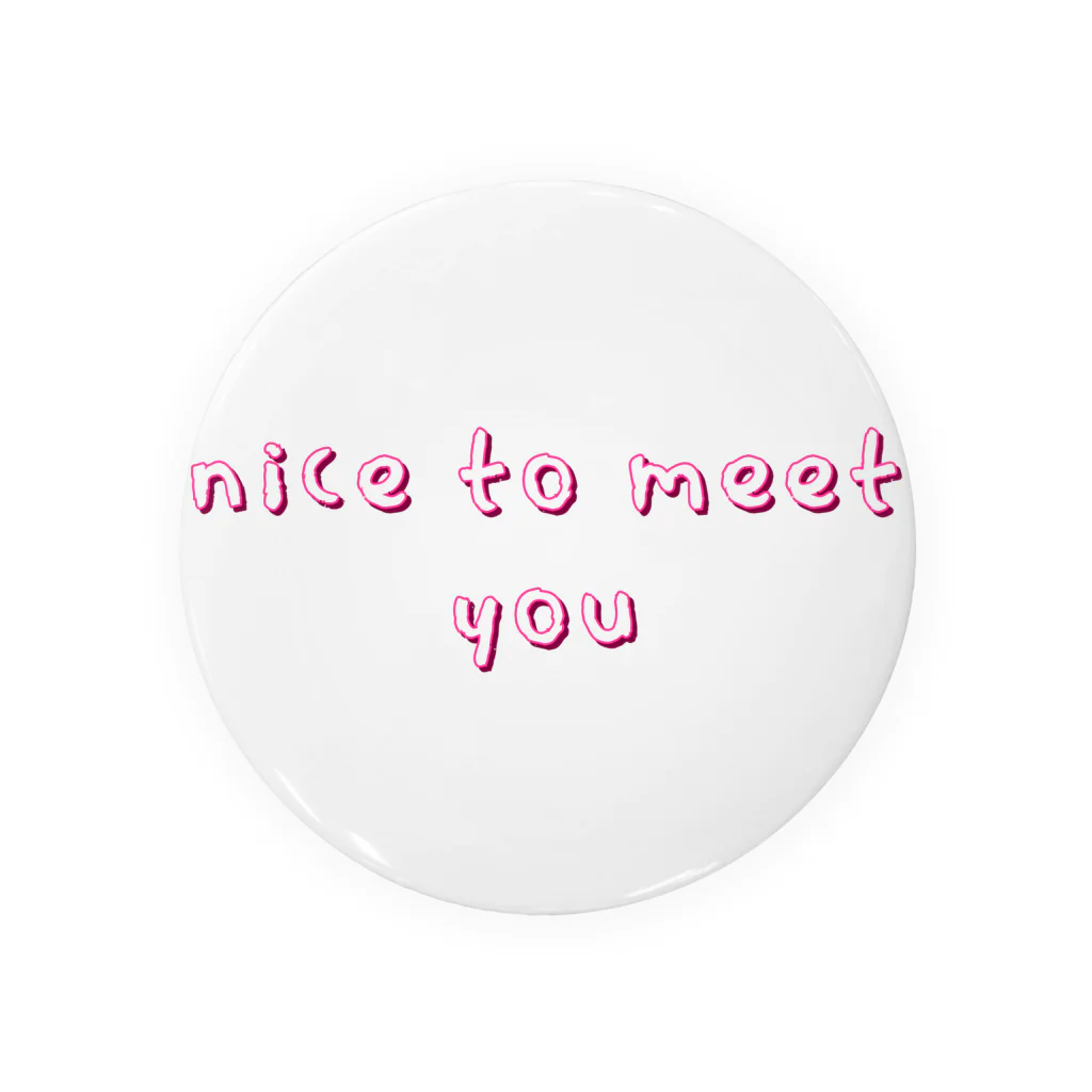 ミヤさんのnice to meet you Tin Badge