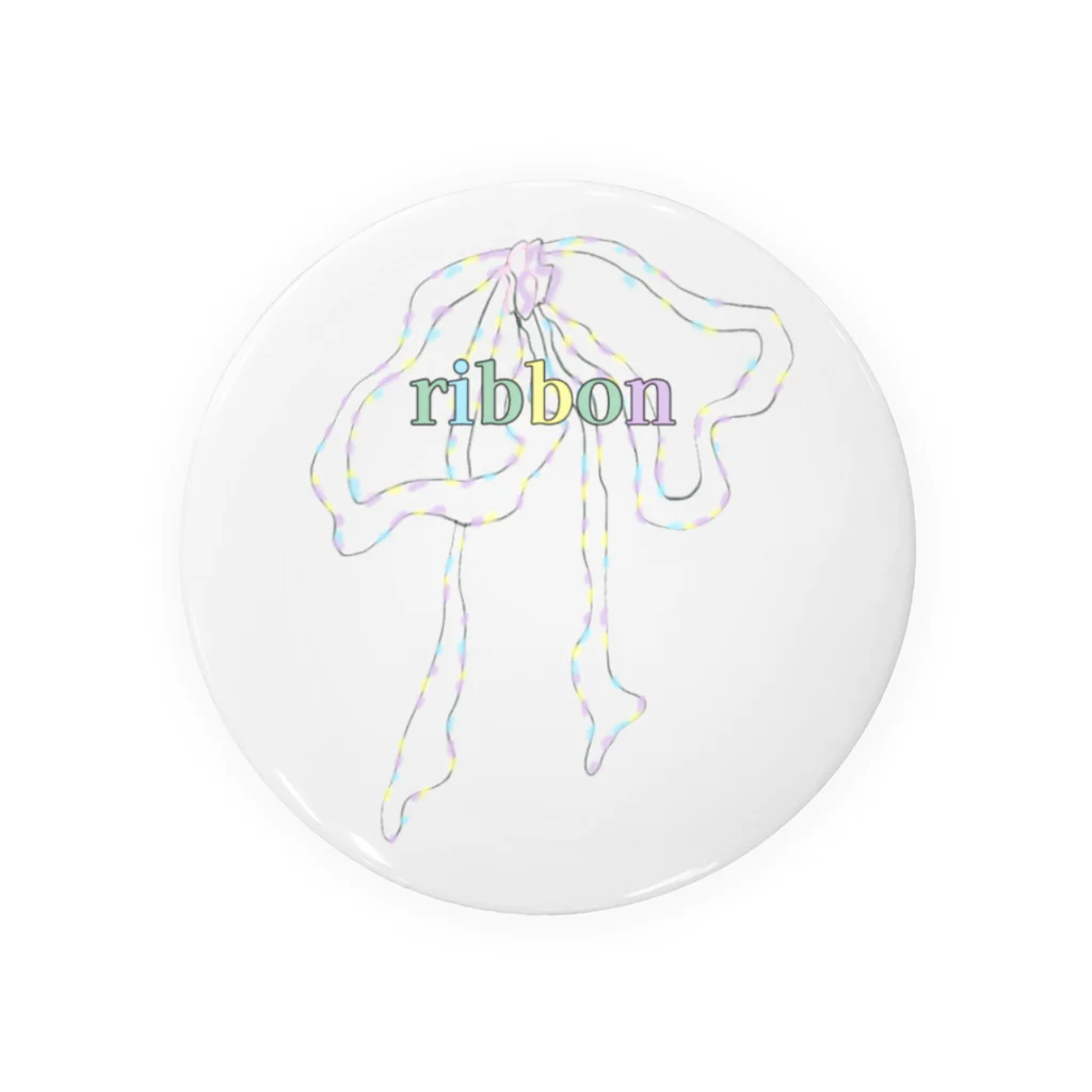 ˖·⟡ 𝓟𝓤𝓛𝓢𝓔 ⟡.·の🎀 dot marble ribbon🎀 Tin Badge