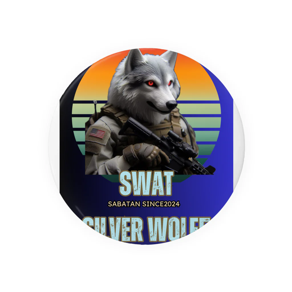 SaBATaNのSWATシルバーウルフ5 Tin Badge