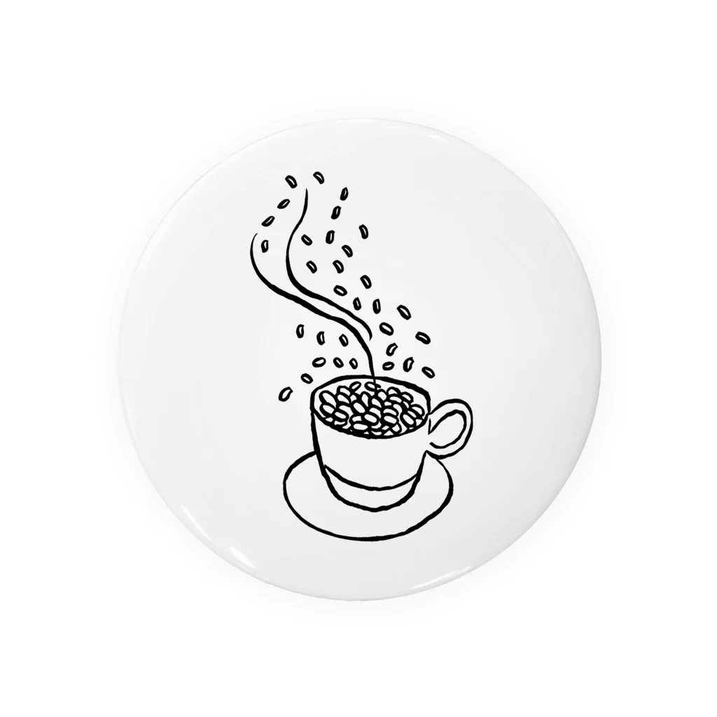 A-Kdesignのcoffee day① Tin Badge