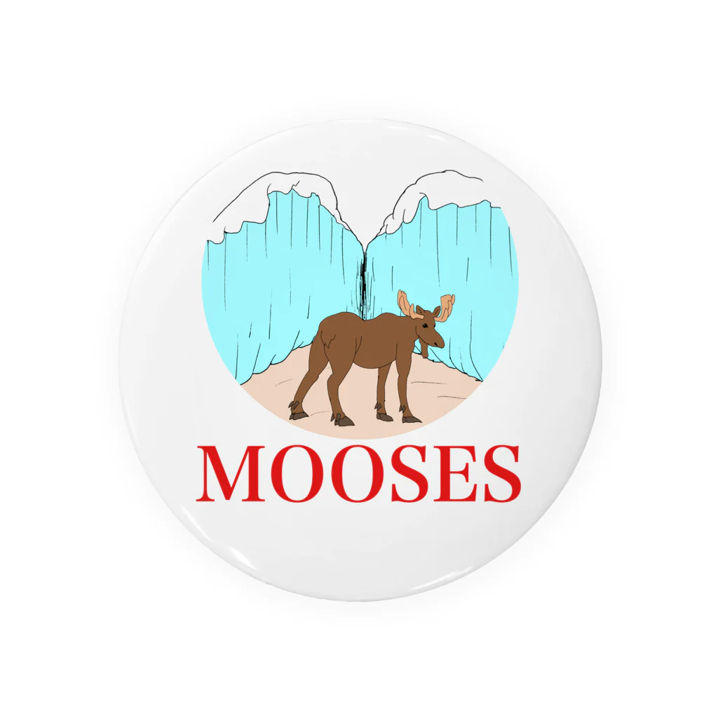 奇声のMOOSES Tin Badge