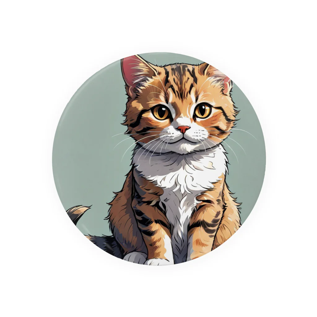 Taka Maker's のお座り子猫 Tin Badge