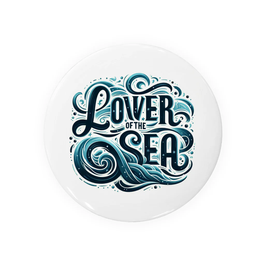 ocean roomのlover of the sea 缶バッジ