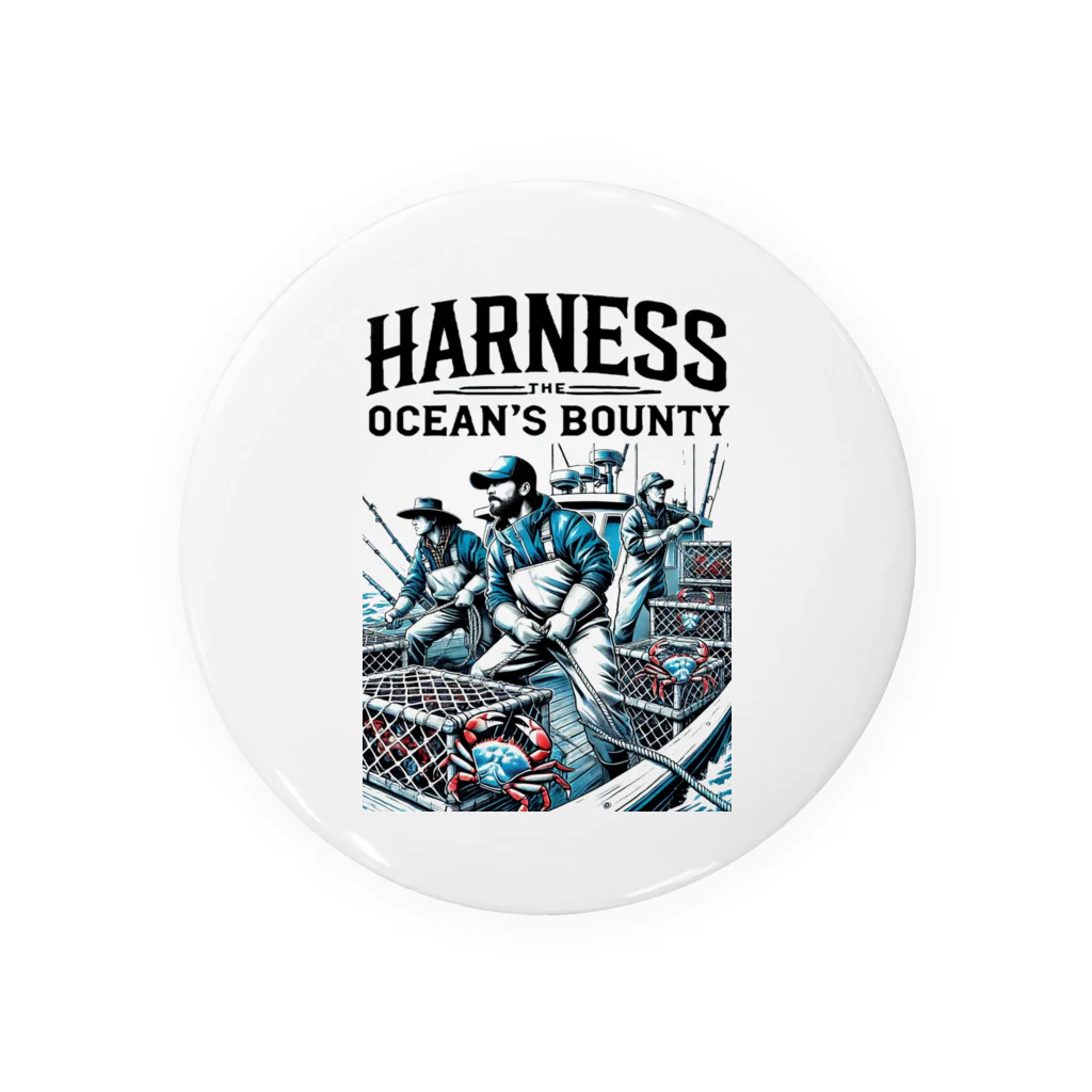 MatrixSphereのHARNESS THE OCEAN'S BOUNTY 缶バッジ