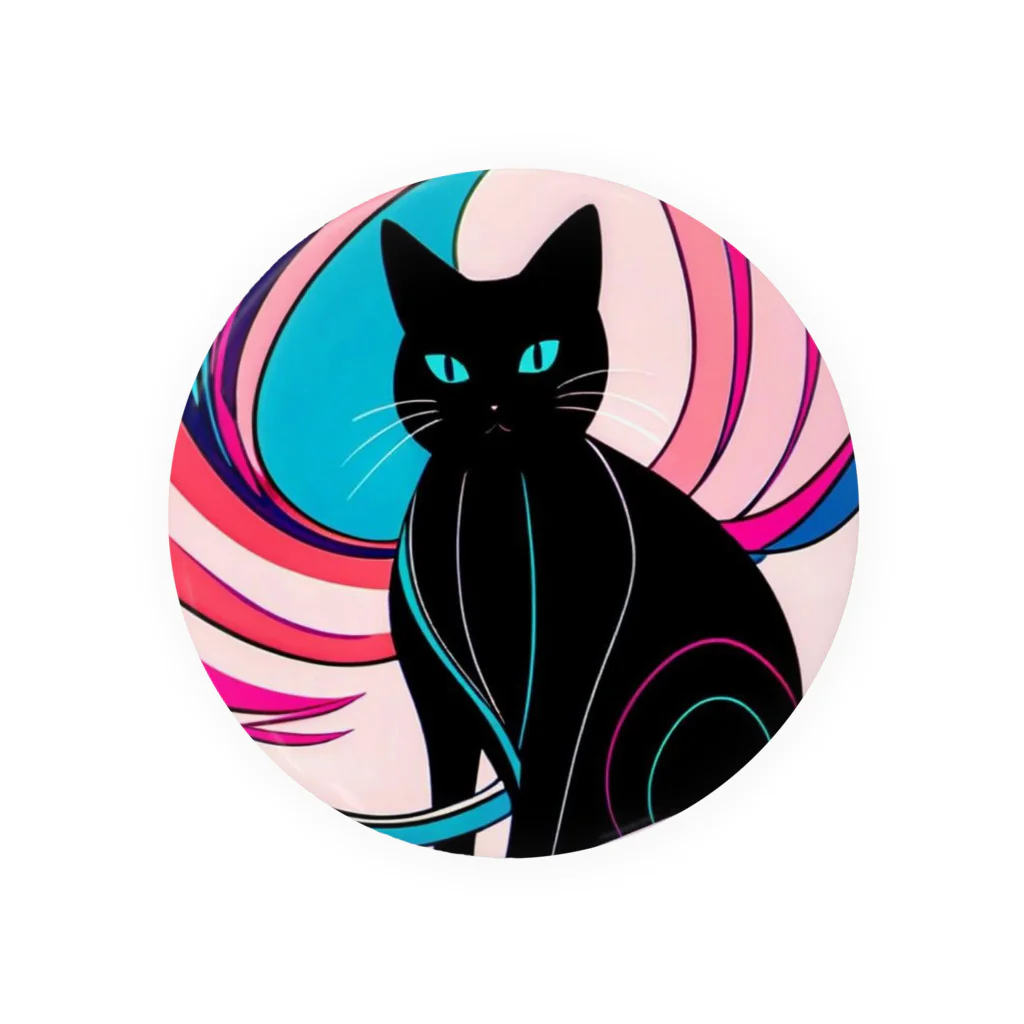 love_story928の可愛い黒猫 Tin Badge