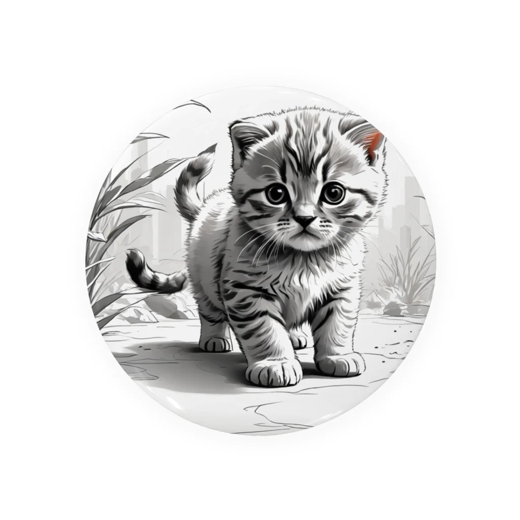 KONEKO_NEKOの子猫の散歩 Tin Badge