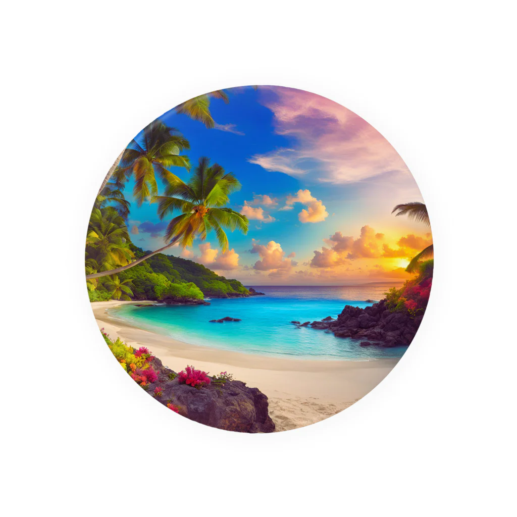 HOSHI-TANEKO🌠の🌊美しい海岸🏄✨ Tin Badge