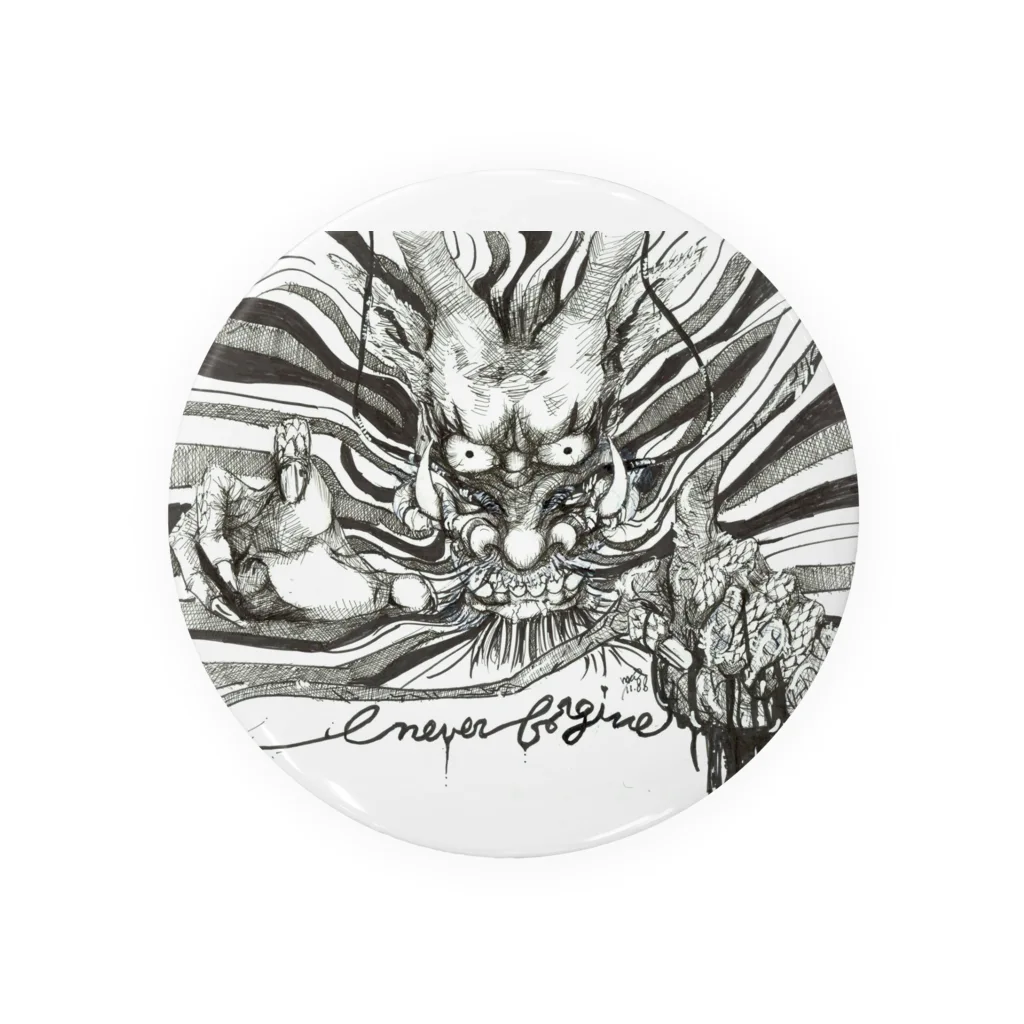 AnomaliA-Nachiのドラゴン-Never Frogive1 Tin Badge