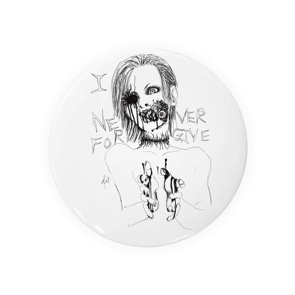 AnomaliA-NachiのNeverForgive2 Tin Badge