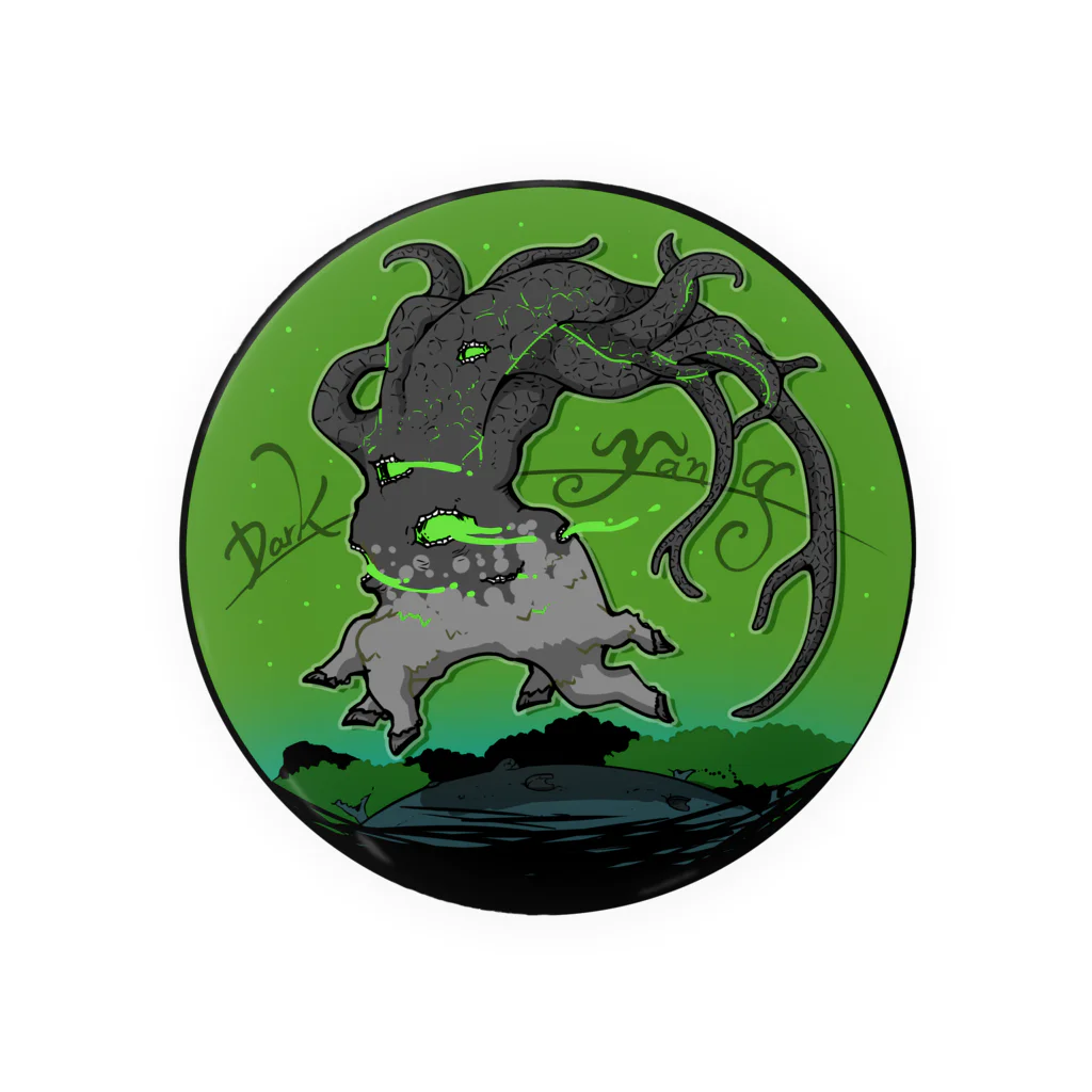 シュブ=ニグラス 黒い仔山羊 缶バッジ / tsukano. ( tsukano シュブ=ニグラス 黒い仔山羊 缶バッジ / tsukano. ( tsukano