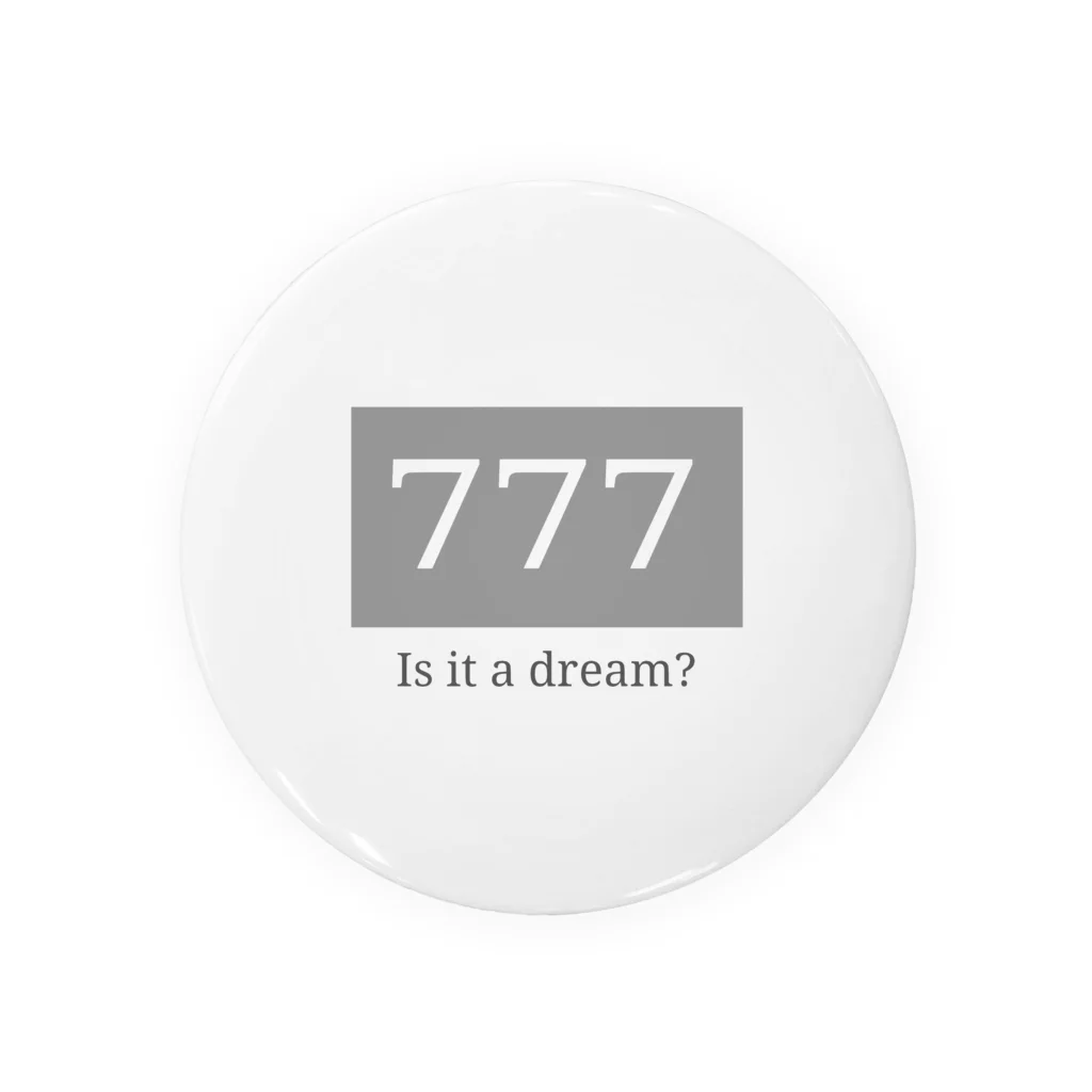 思いついた言葉集めましたのIs it a dream? Tin Badge