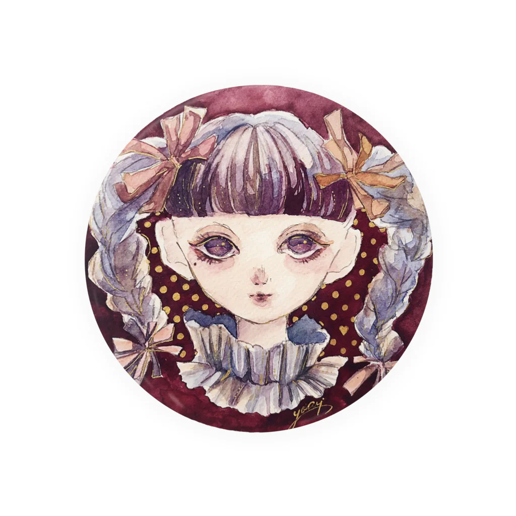 よらい -yorai-のValentine Girl Tin Badge