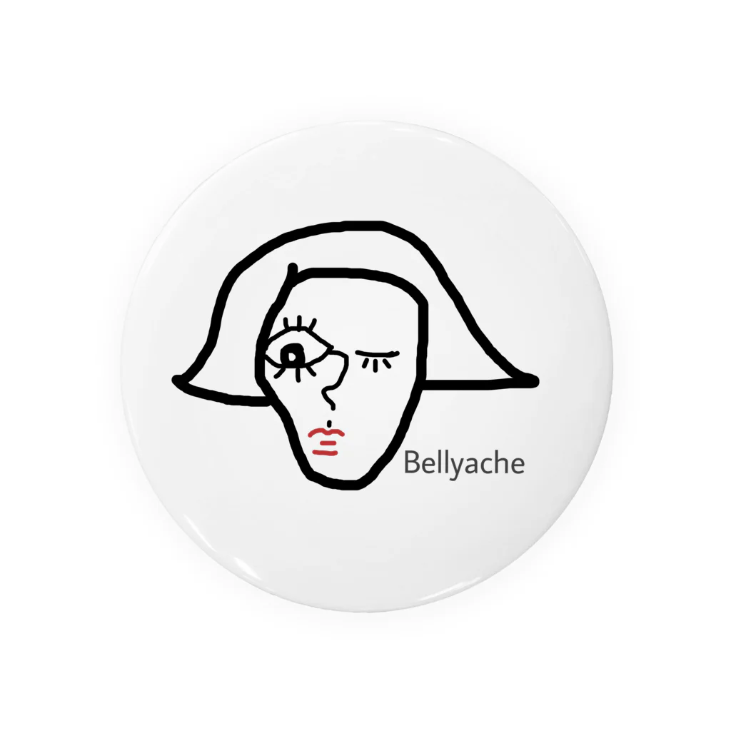 Bellyacheのbellyache  with a bitch  Tin Badge