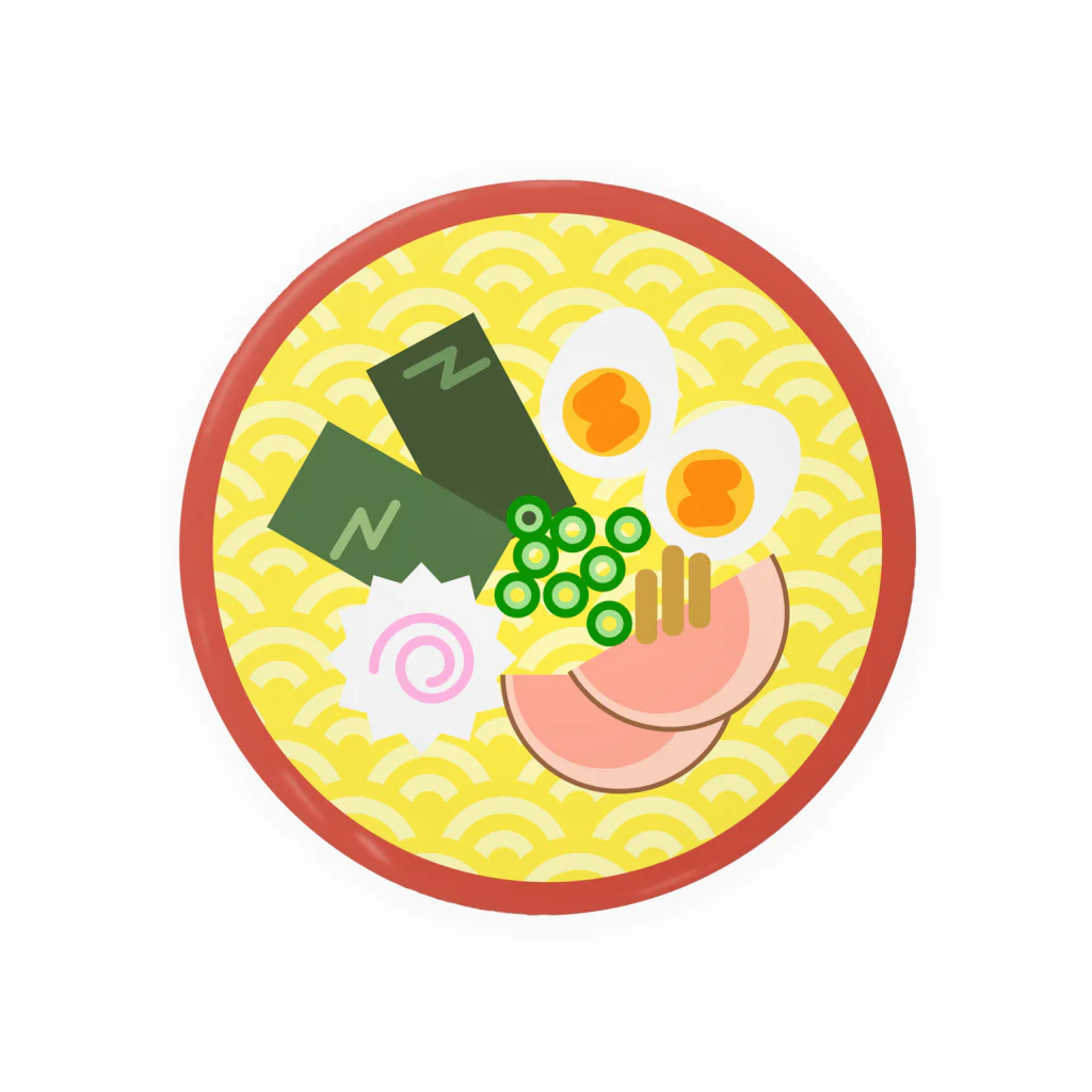 かわのおいしいらーめん Tin Badge