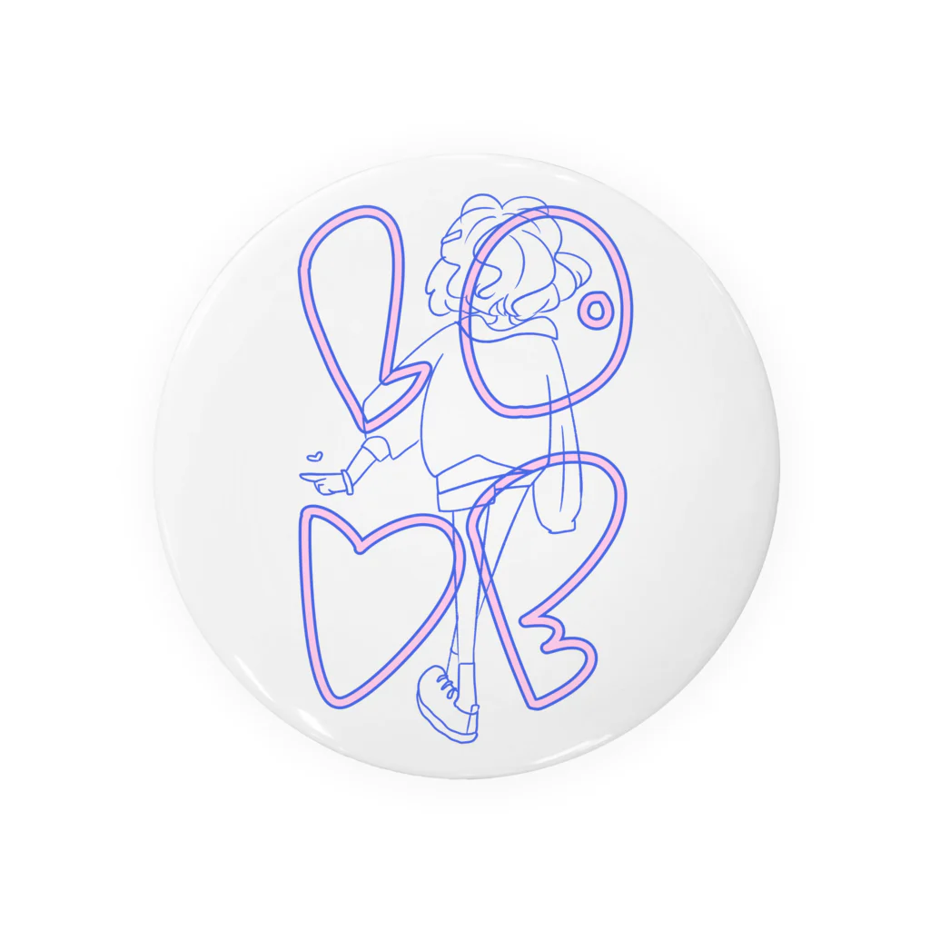 omomlのGIRL Tin Badge