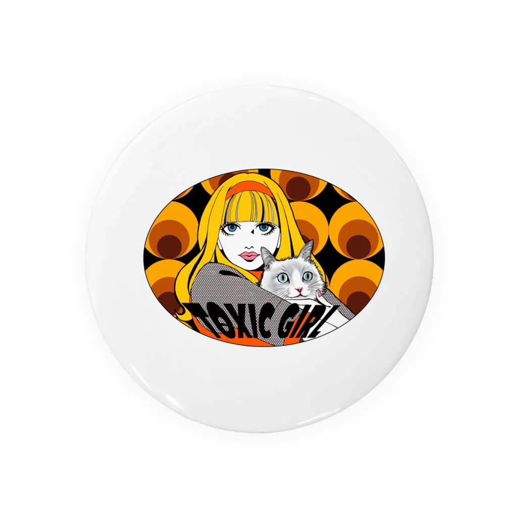 繭のTOXIC GIRL Tin Badge