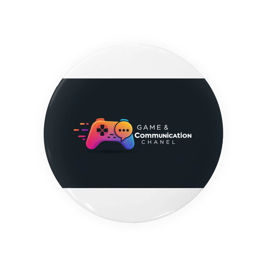 ゲーミュニケーションチャンネルGCC SUZURI店のGCCの缶バッジ Tin Badge