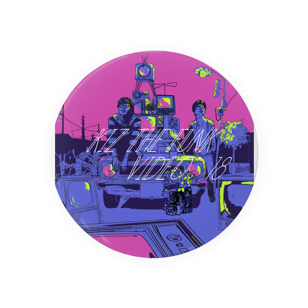 イワサキ宇宙有機工業の[キズコラボ]KIZ THE FUNK VIDEO'18 Tin Badge