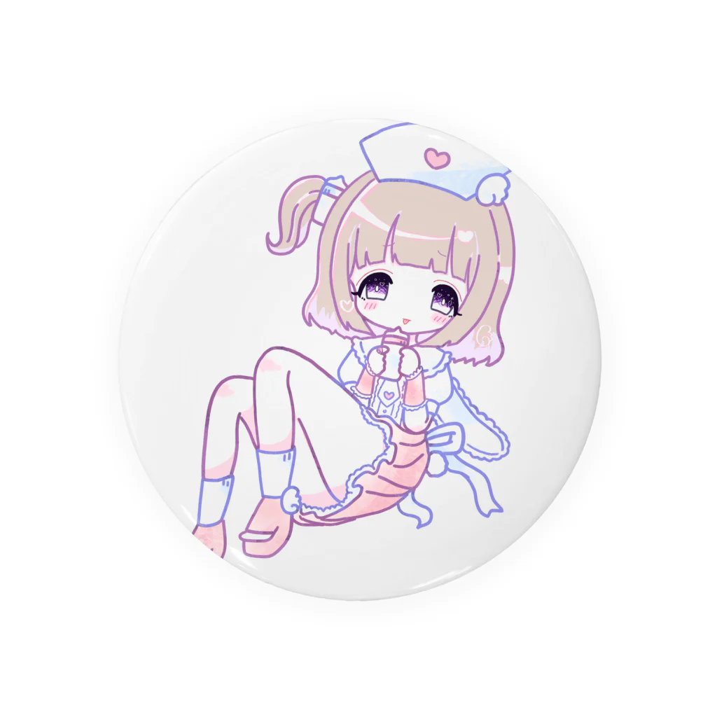 💉🍓苺谷みる🍓💉の苺谷みるのみるくごきゅごきゅ Tin Badge