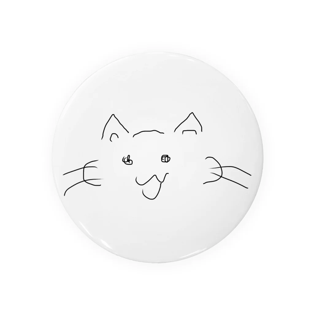 猫のゆるねこ Tin Badge