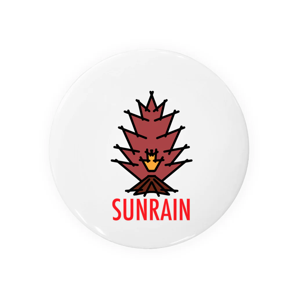 sunrainの焚火 Tin Badge