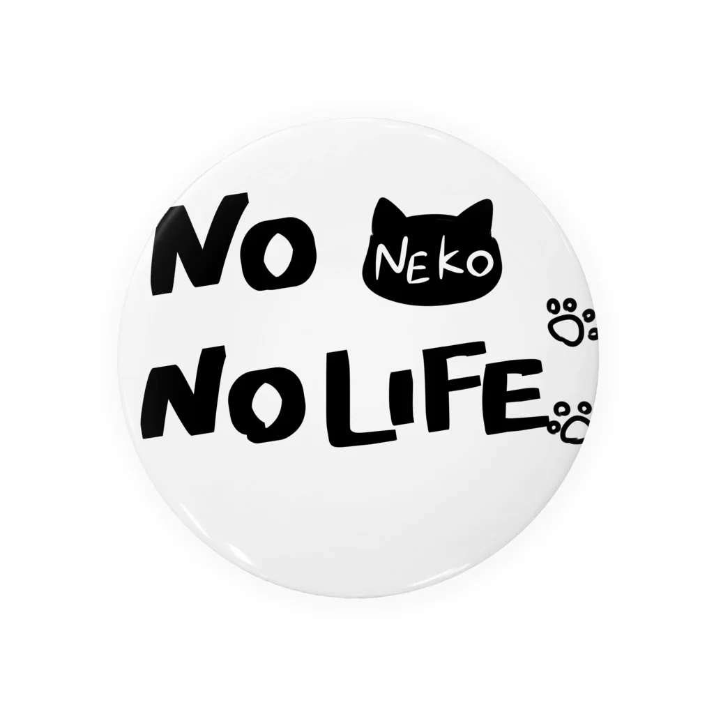 piccolo-のNO NEKO(猫) NO LIFE  缶バッジ