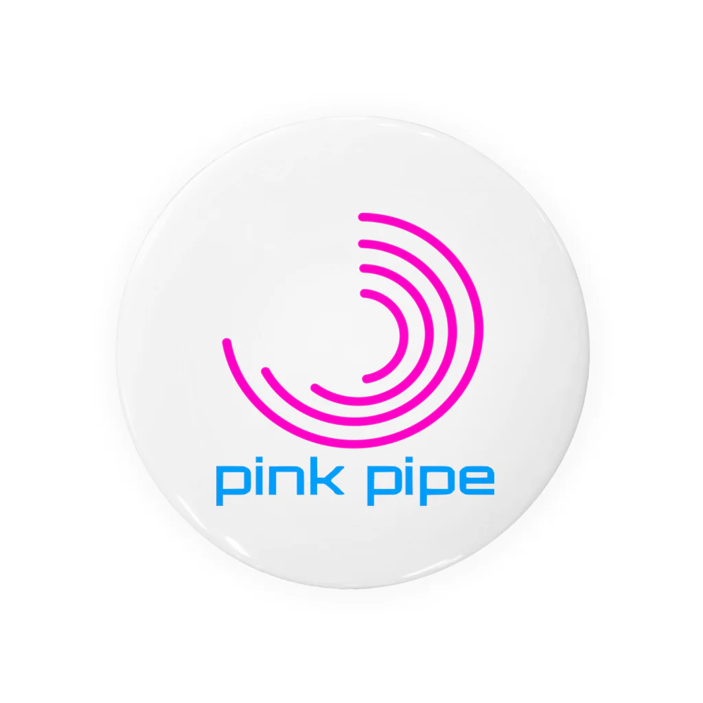PinkPipeのPINK PIPEロゴマーク 缶バッジ