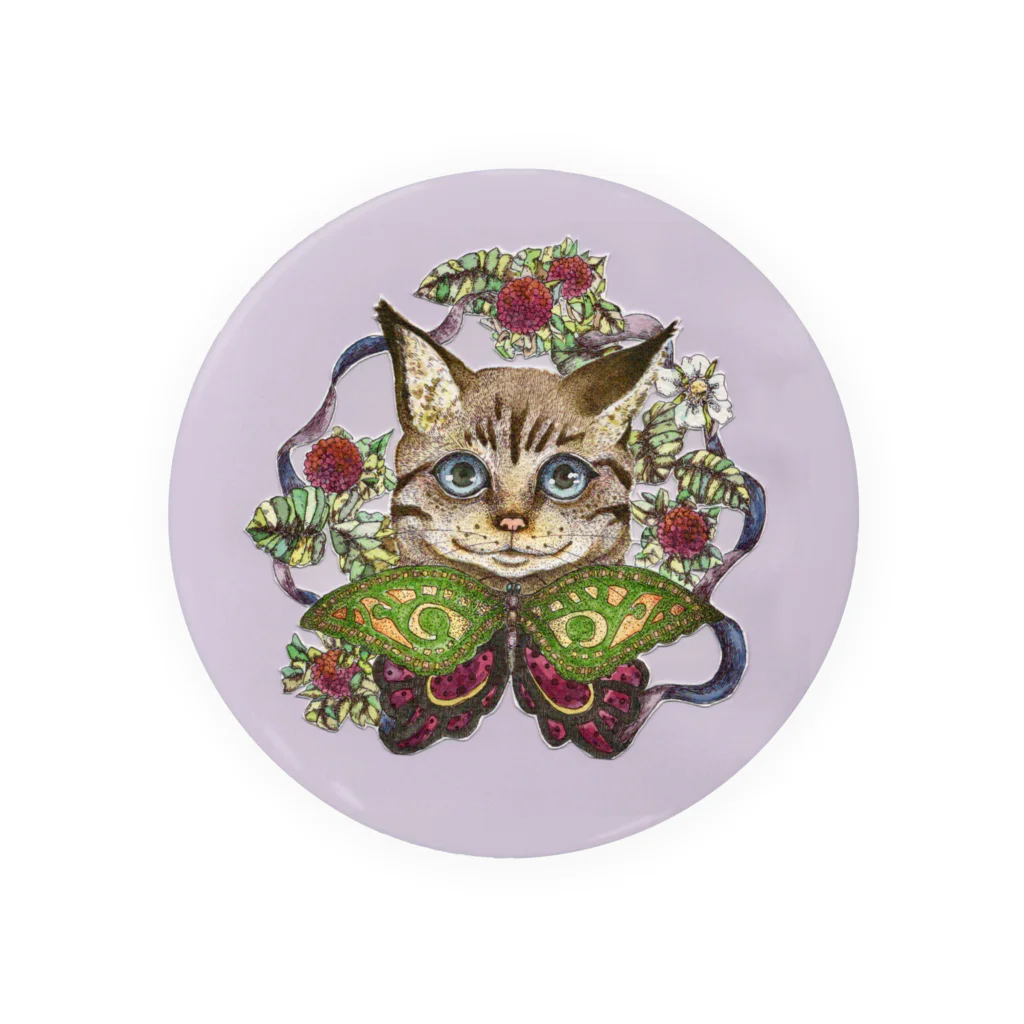 猫ノ瞳の蝶ネクタイ Tin Badge