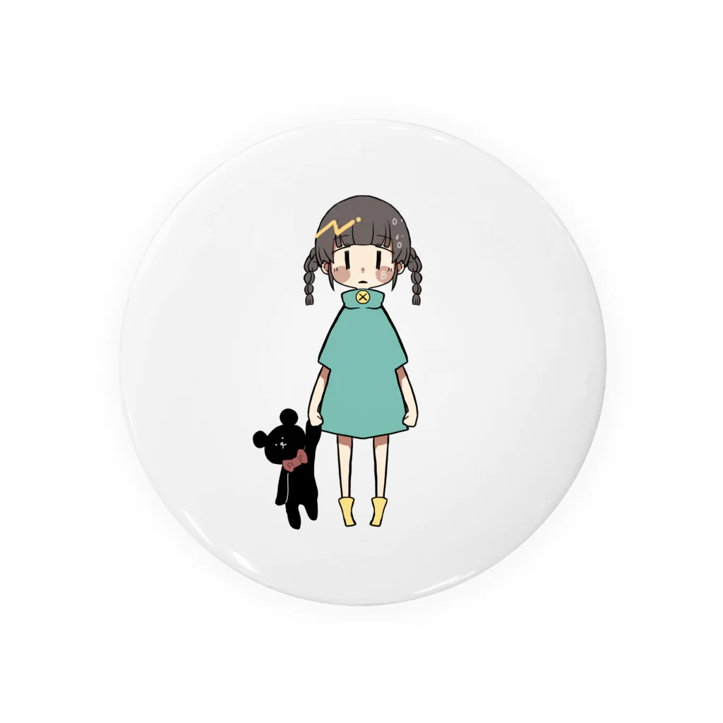 かいたくの部屋の女の子 Tin Badge