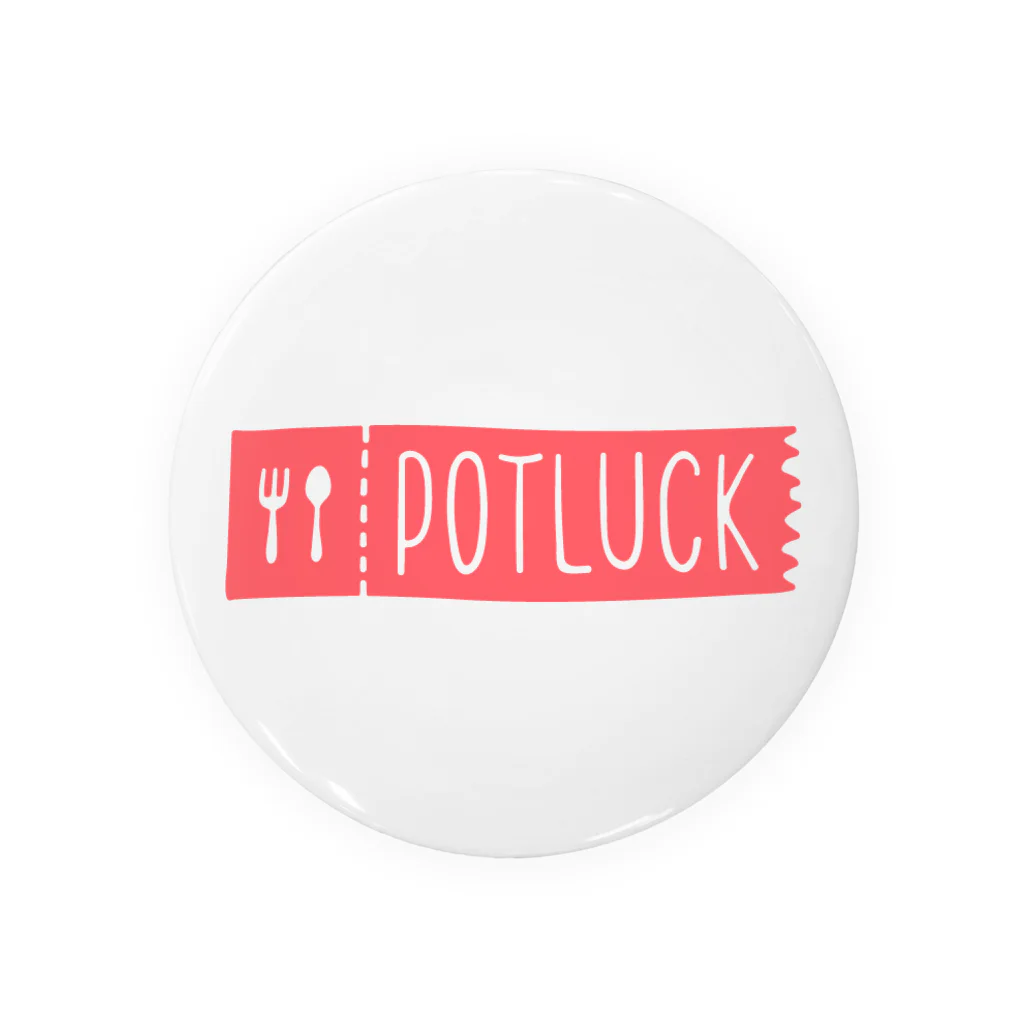 POTLUCK（ポットラック）のPOTLUCK公式ロゴグッズ Tin Badge