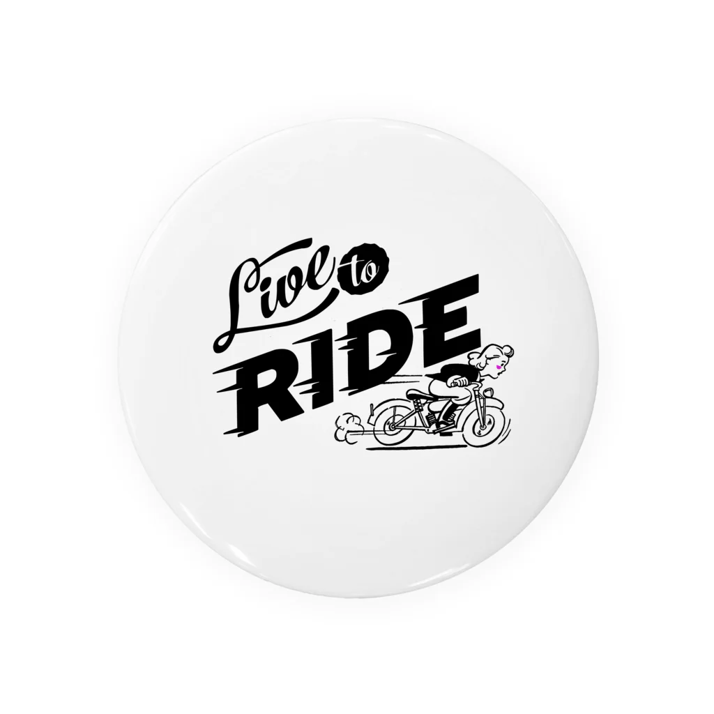 JOKERS FACTORYのLIVE TO RIDE Tin Badge