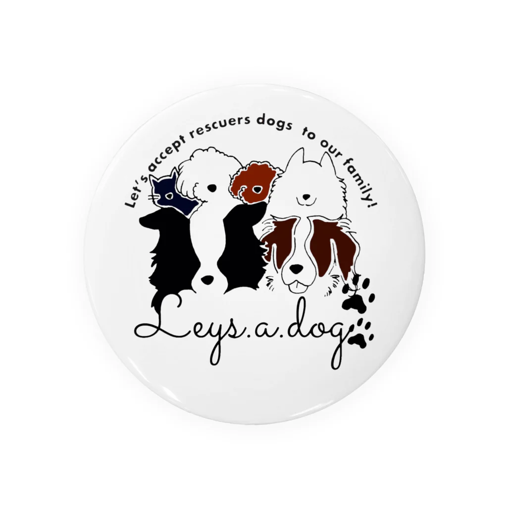 Leysadogのleys.a.dog〜チャリティーグッズ〜 Tin Badge