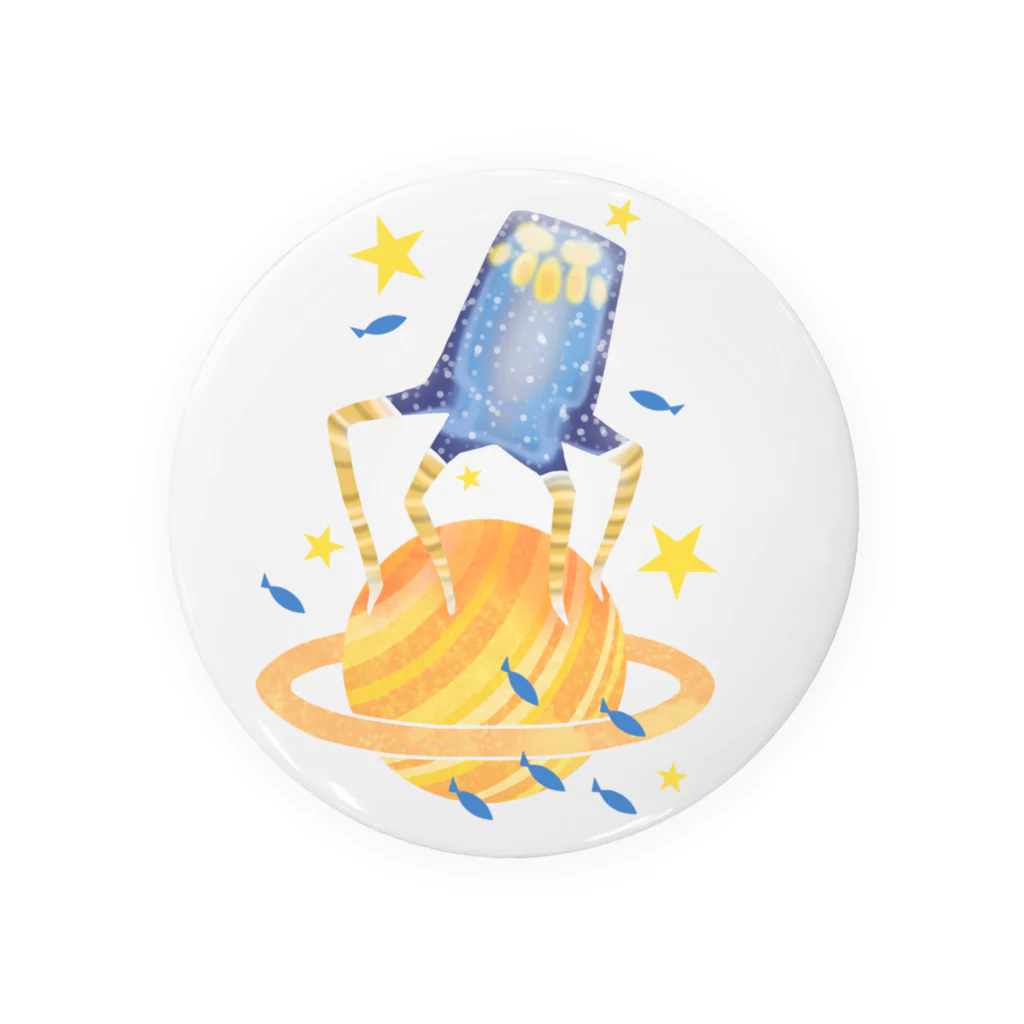 Bleaの土星侵略クラゲ星人 Tin Badge