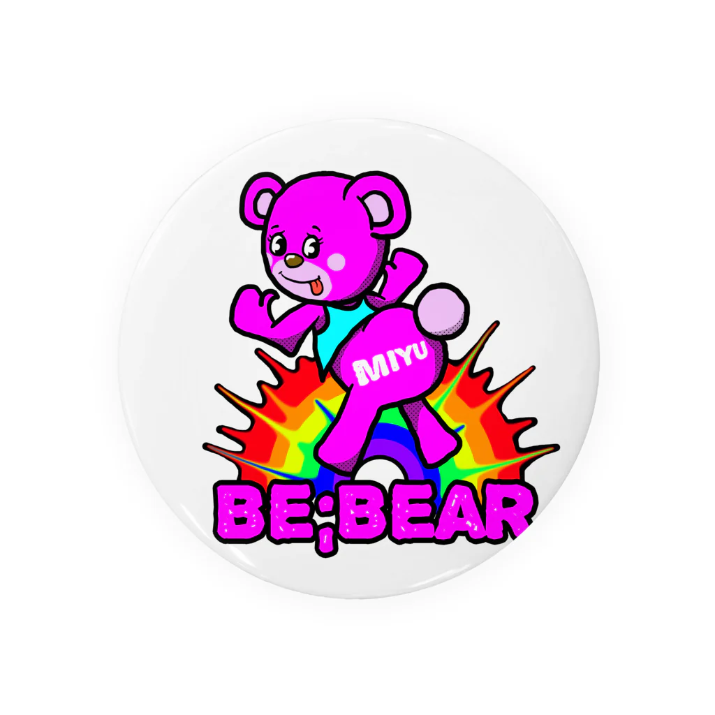 MusicJunkyのBe;Bear(MIYU) Tin Badge