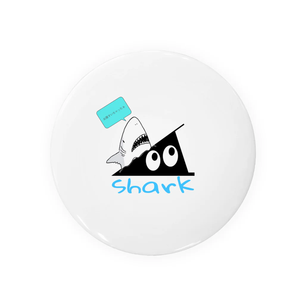 sharkのスリスリサメくん Tin Badge