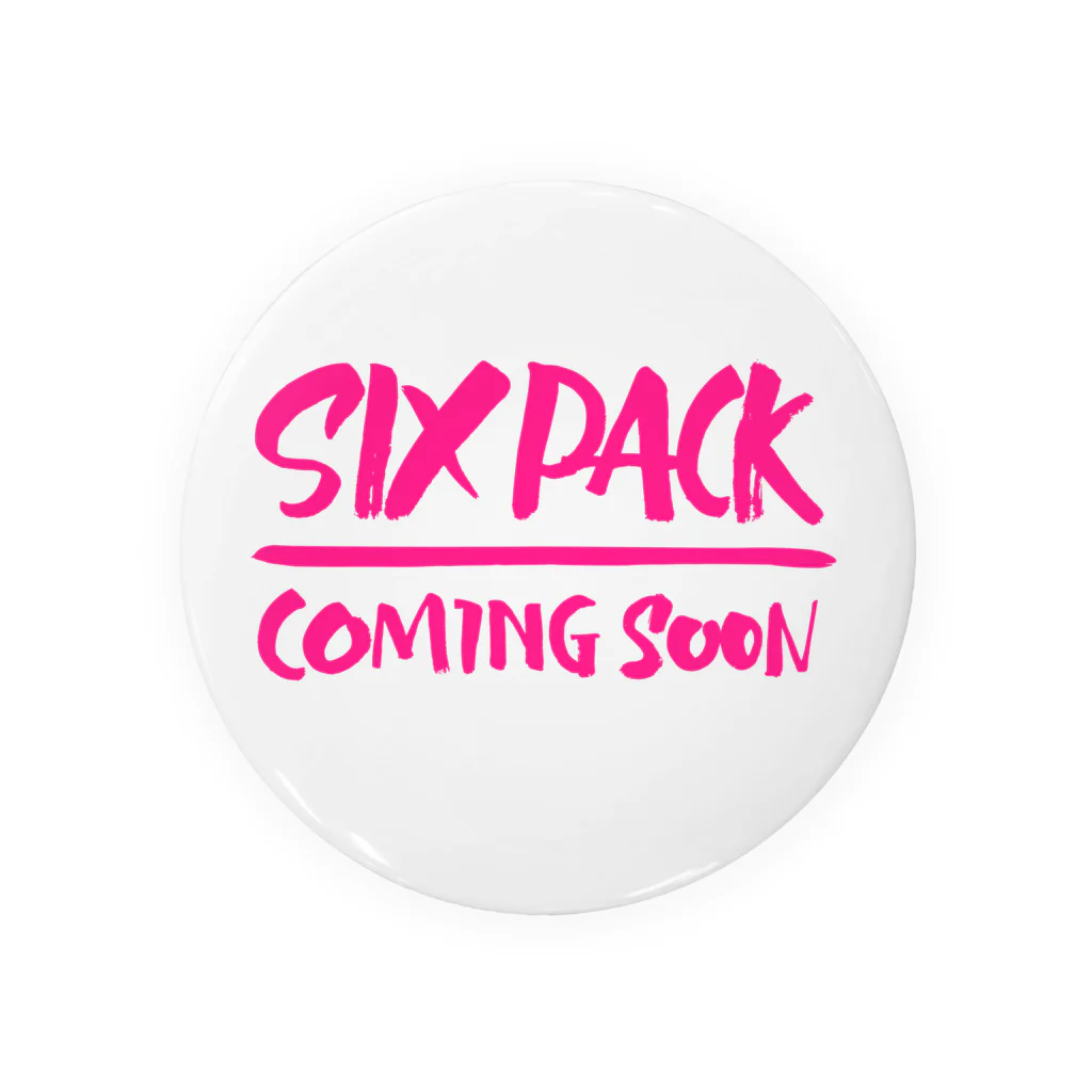 グラフィンのSIXPACK COMING SOON Tin Badge