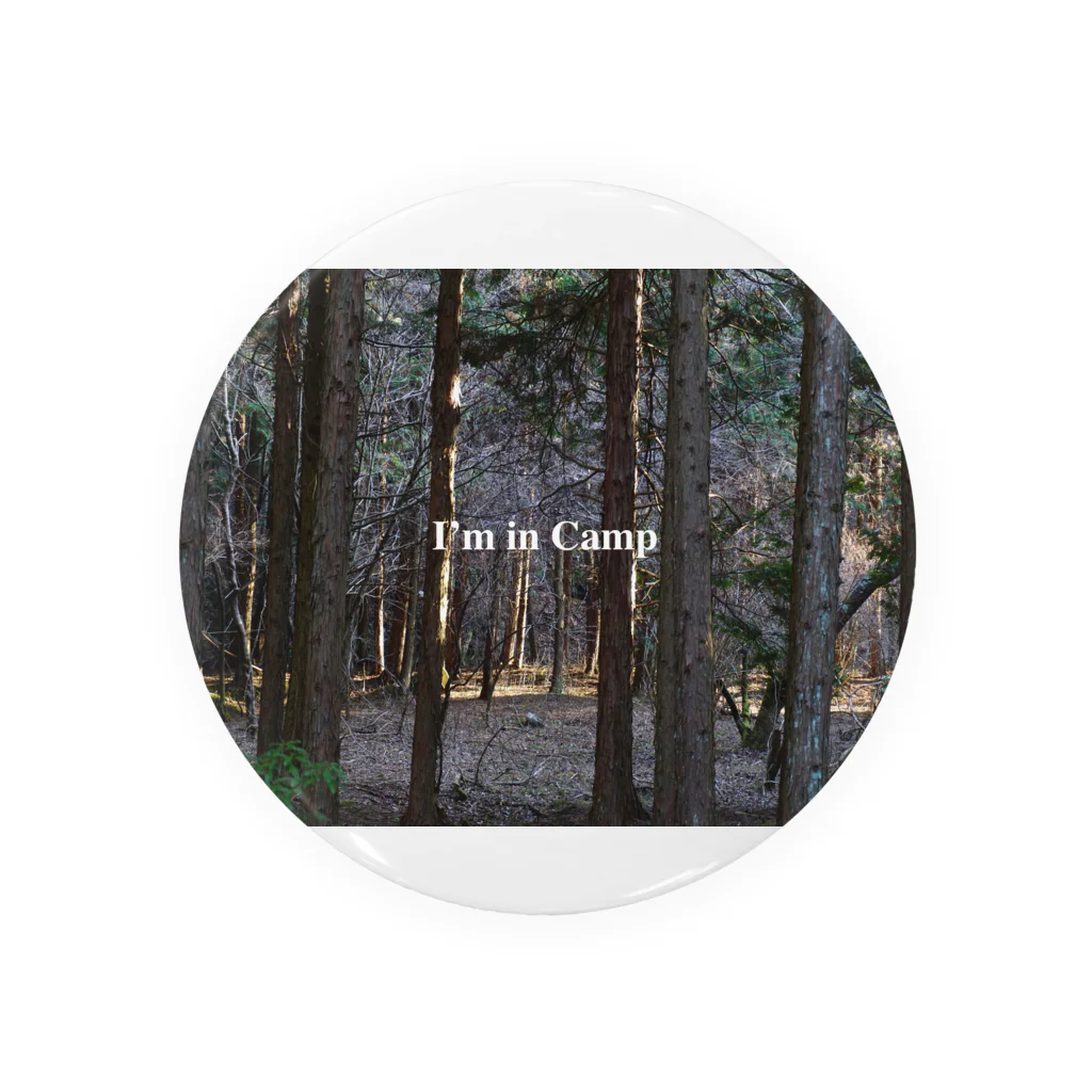 PAUL ARTのI'm in Campシリーズ Tin Badge