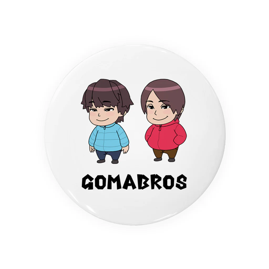 GOMA BROS TV / ゴマブロのゴマブロ似顔絵グッズ Tin Badge