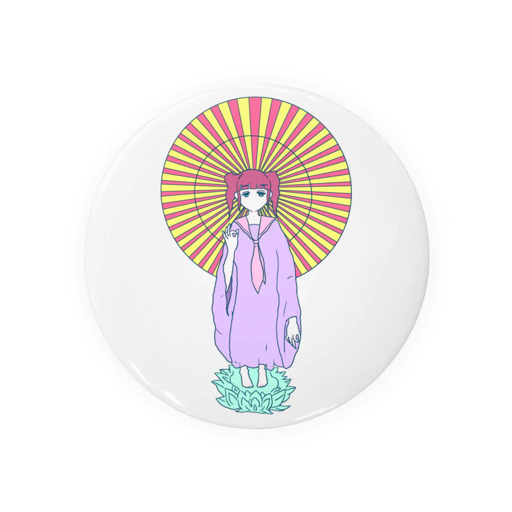 reyyyaのほとけちゃん Tin Badge