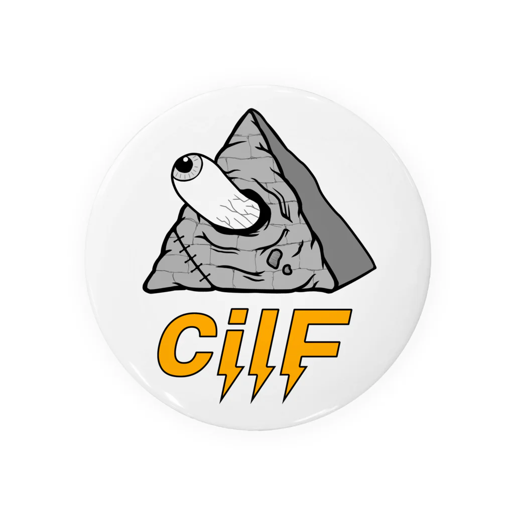 都市伝説屋cilF✴︎シルフのピラミッド×シルフ Tin Badge