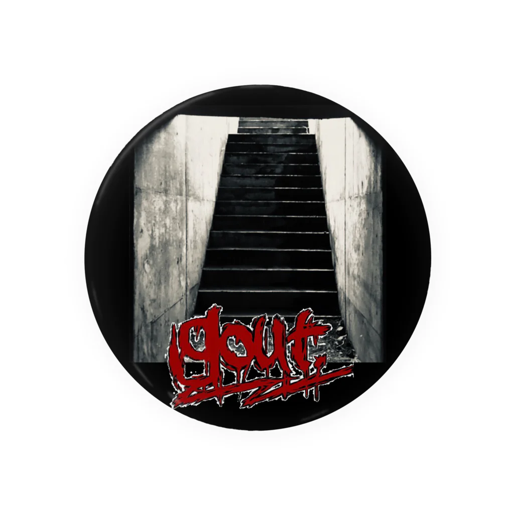 goutのgout. T Tin Badge