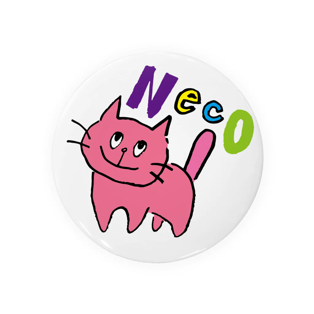 ぷりんくちゃぱんのNeco Tin Badge