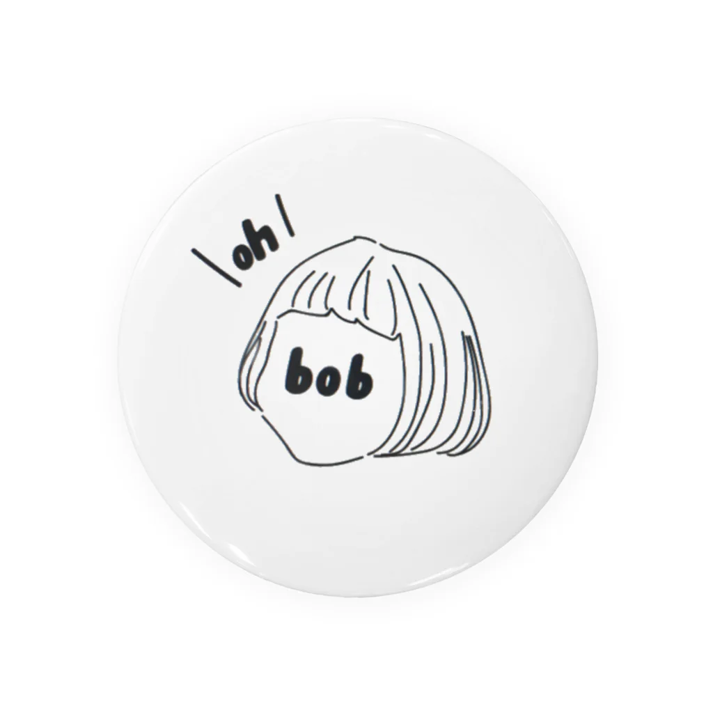 oh! bob girlのoh! bob  girl Tin Badge