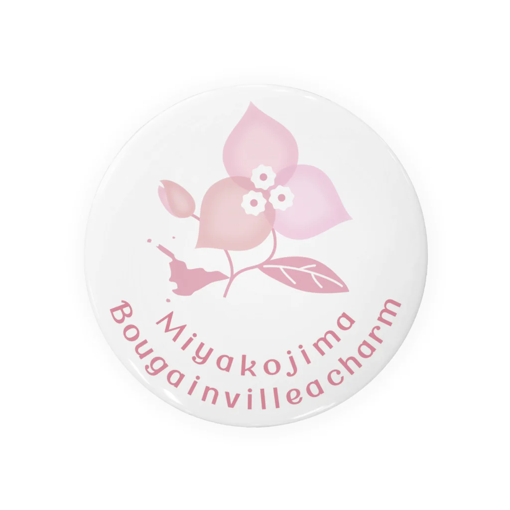 miyakojimabougainvilleacharmのBougainvillea charm Tin Badge