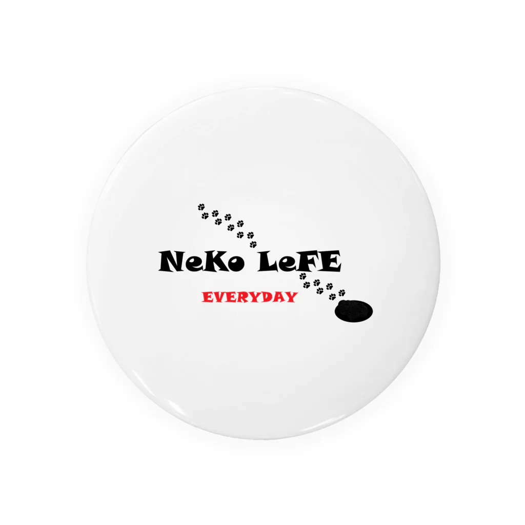 猫鍋ハウスのNEKO LEFE 缶バッジ