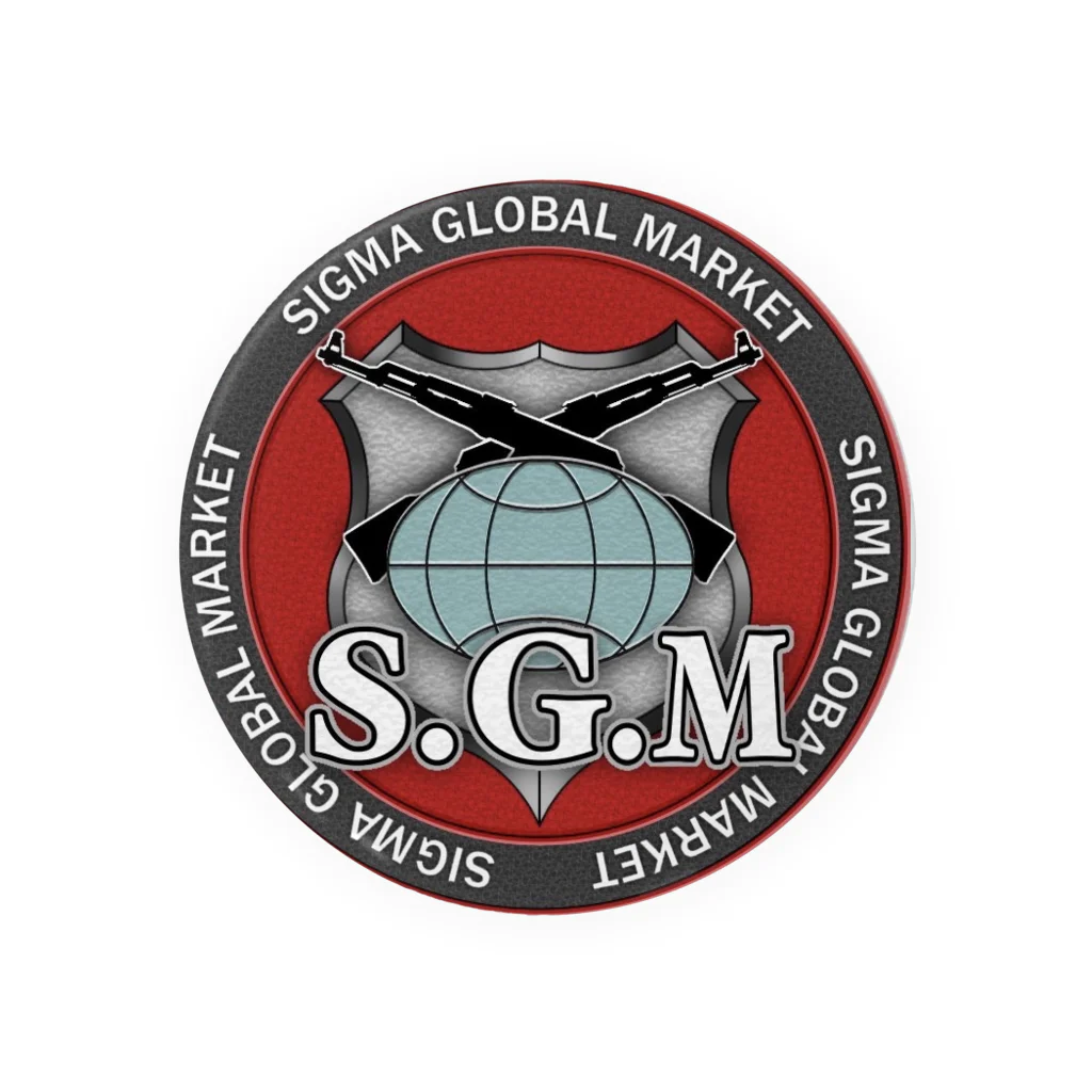 次元シグマ@武器商人サバゲーマーのS.G.M Tin Badge