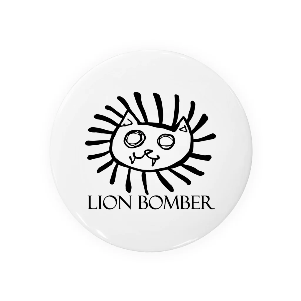 置物置きのLION BOMBER 缶バッジ