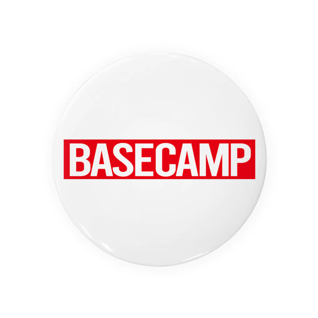 BASE-CAMPのBASE CAMP RED 缶バッジ