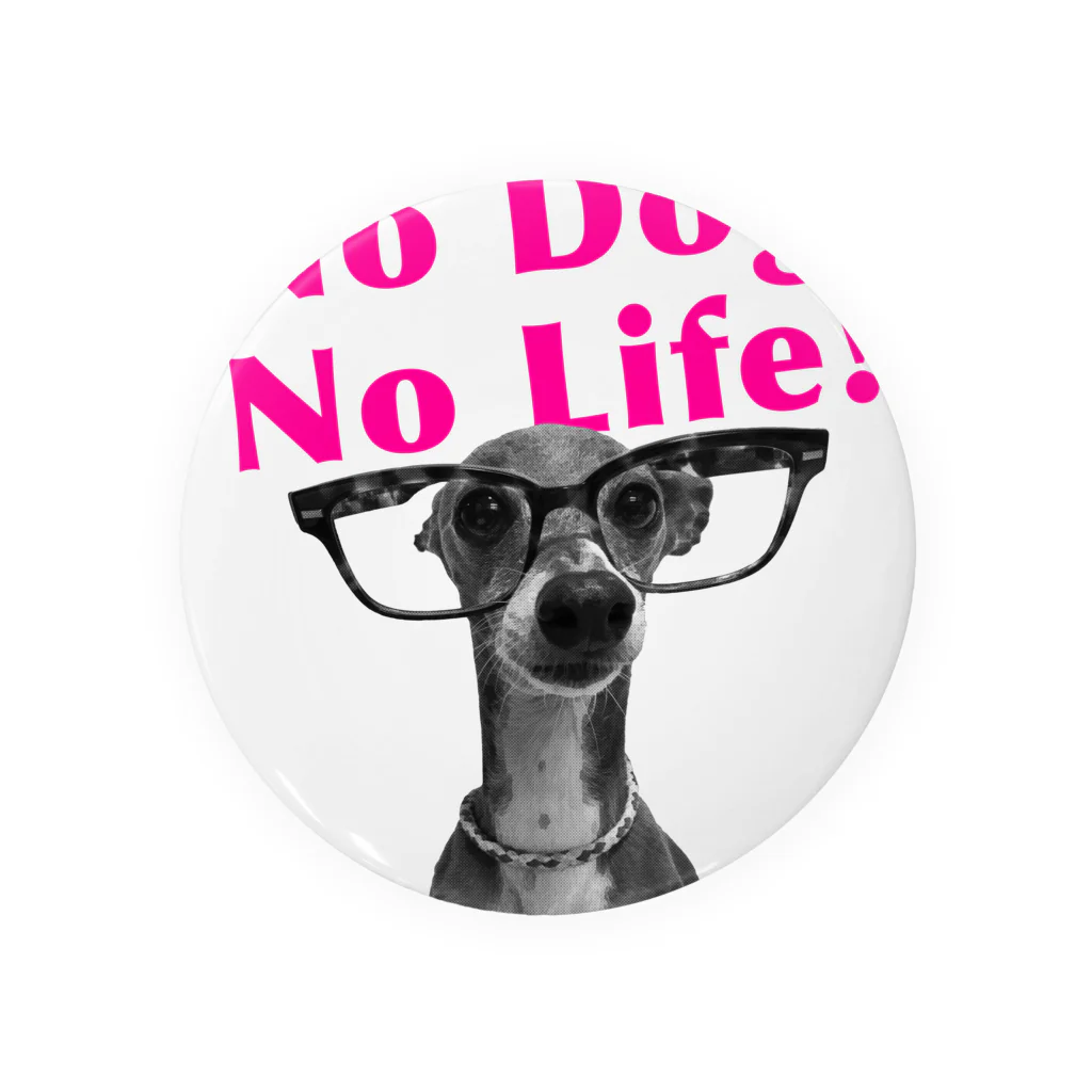 イロハのNo dog,No life! ピンク 缶バッジ