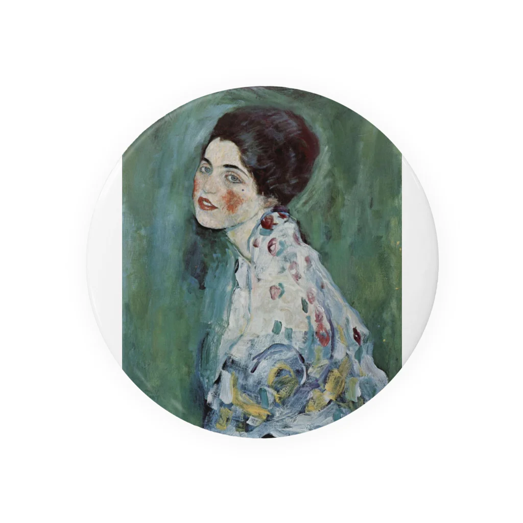 Art Baseのグスタフ・クリムト / 1917 /Portrait of a Lady / Gustav Klimt Tin Badge